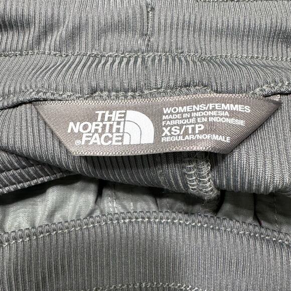 The North Face Pants Women XS Gray Pullon Mid Rise Straight Leg Capri Pockets - Picture 2 of 14